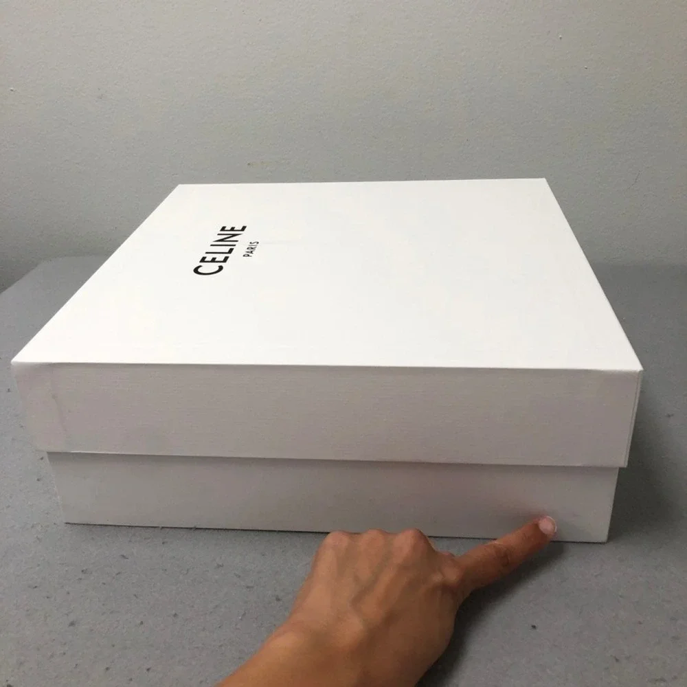 Celine Packaging Set White Luxury Gift Box Dust Bag Envelope 13x13x5